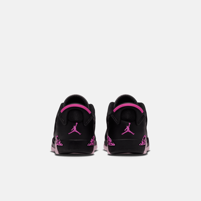 Air Jordan Kids' 6 Retro Low Black Pink Foam (PS)