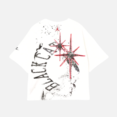 Air Jordan 'Black Cat Star' White T-Shirt