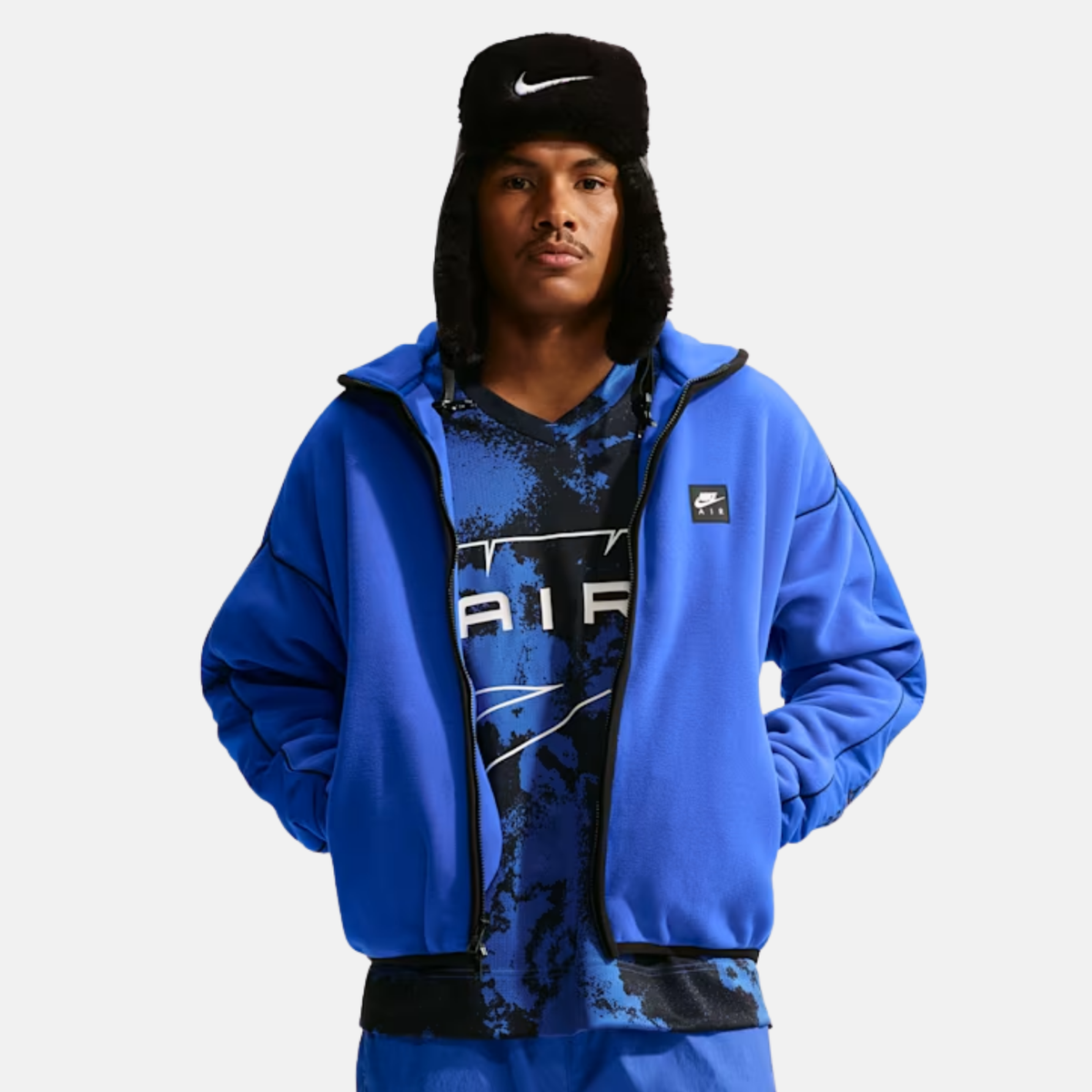 Nike Air Polartec Therma-FIT Royal Blue Track Jacket