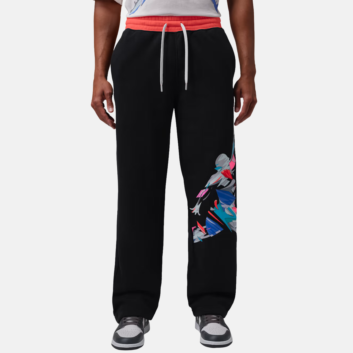 Air Jordan Brooklyn Fleece Black Coral Pants