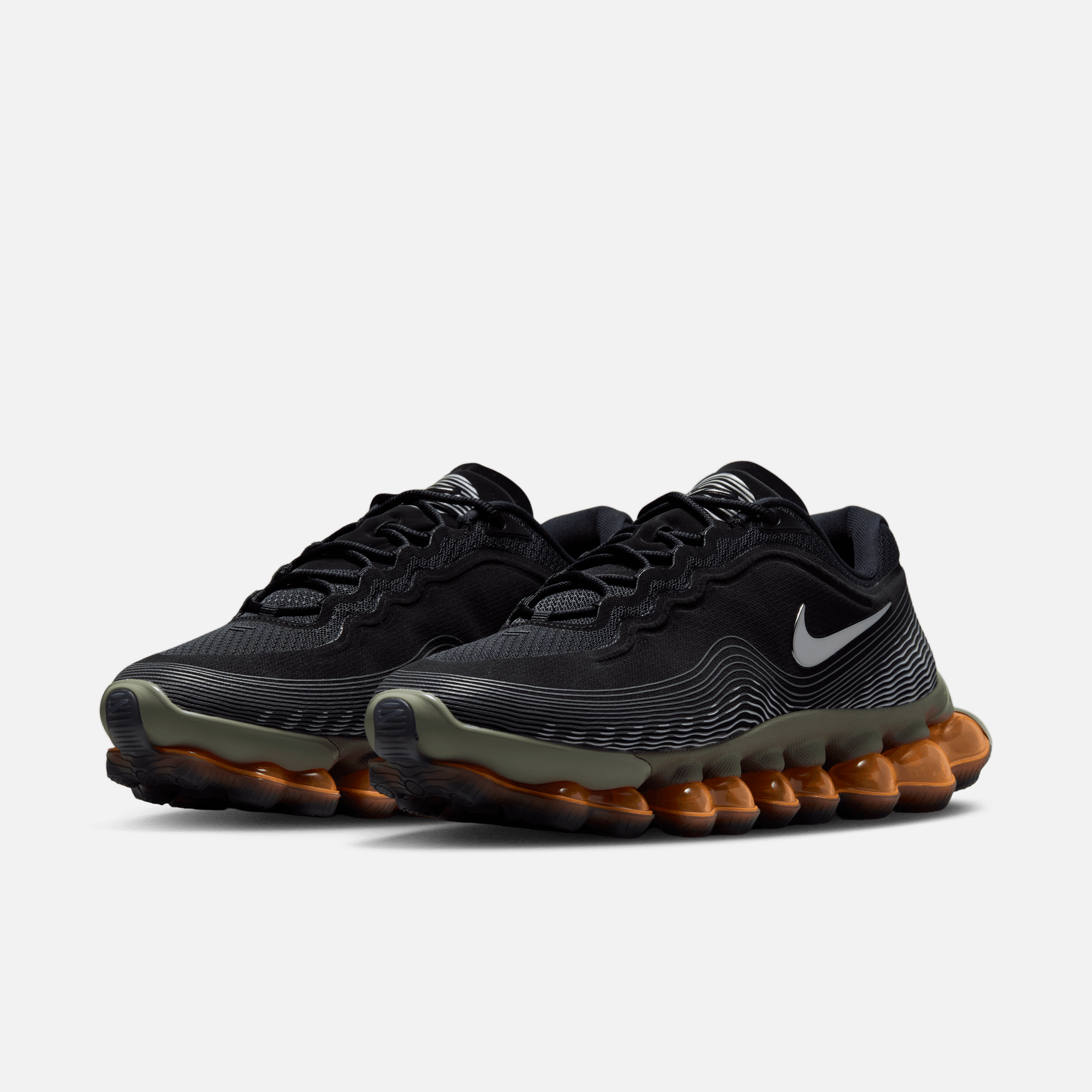 Nike Air Liquid Max Black Metallic Silver Light Army