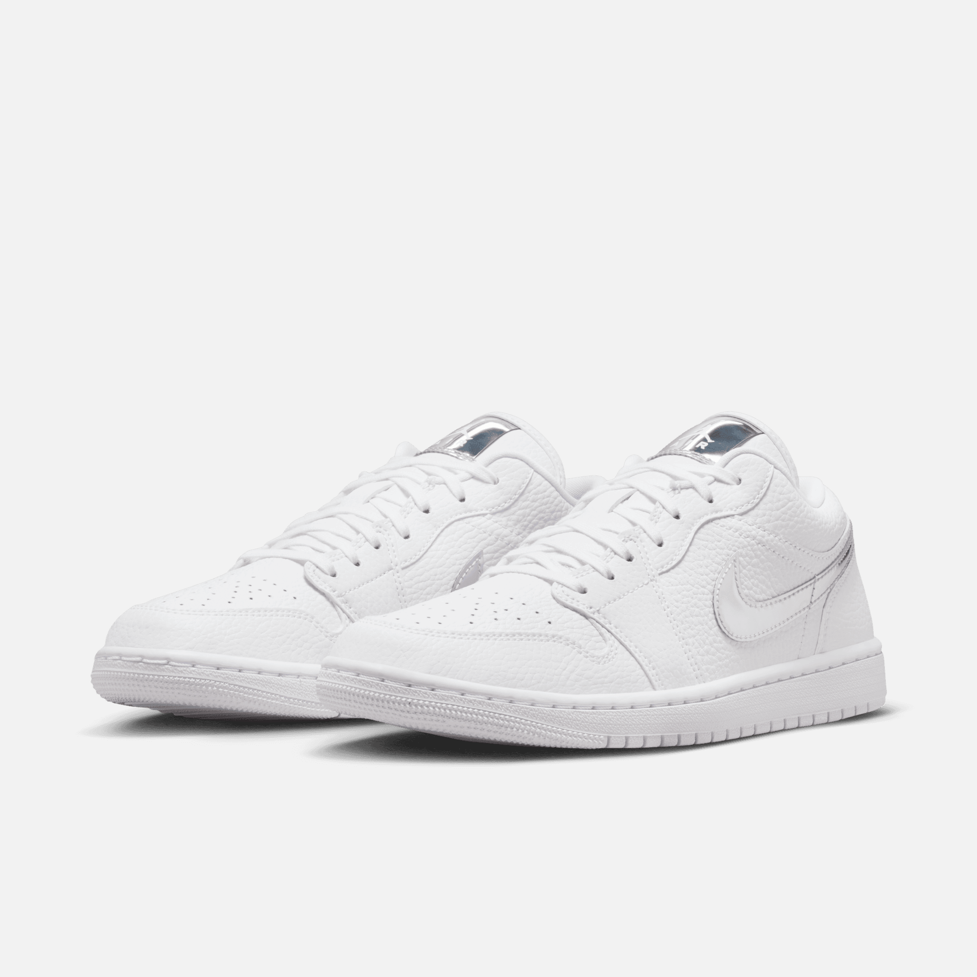 Air Jordan Women's 1 Low SE White Metallic Silver