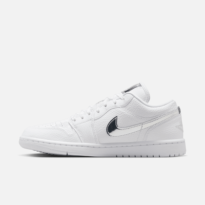 Air Jordan Women's 1 Low SE White Metallic Silver