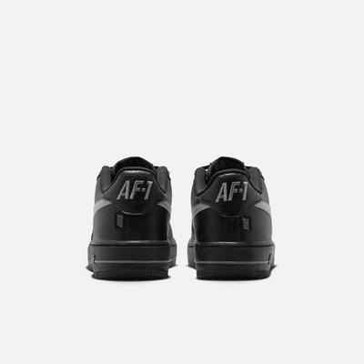 Nike Big Kids' Air Force 1 Low Black Smoke Grey (GS)