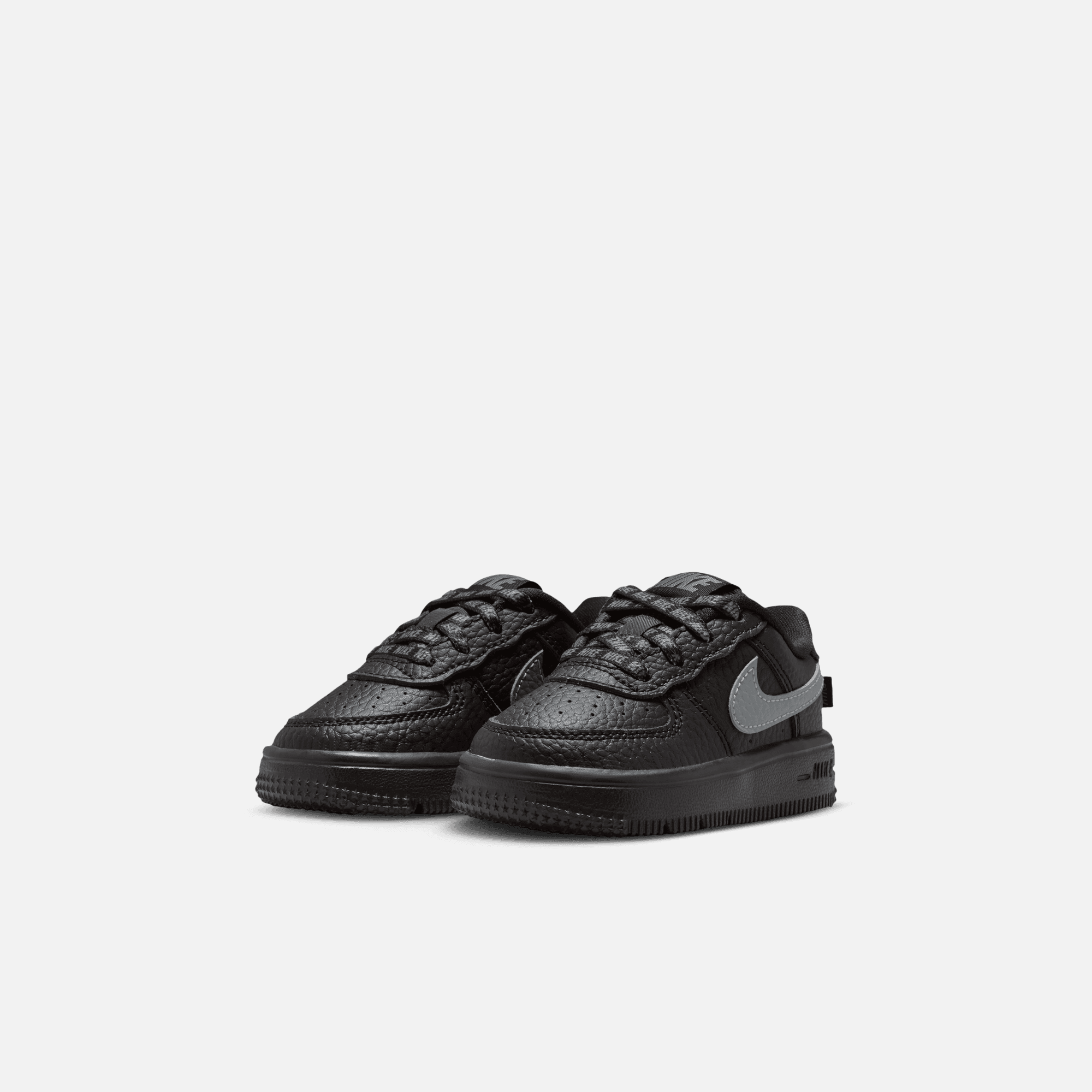 Nike Kids' Force 1 Low Black Smoke Grey (TD)
