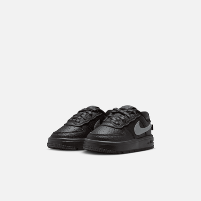 Nike Kids' Force 1 Low Black Smoke Grey (TD)