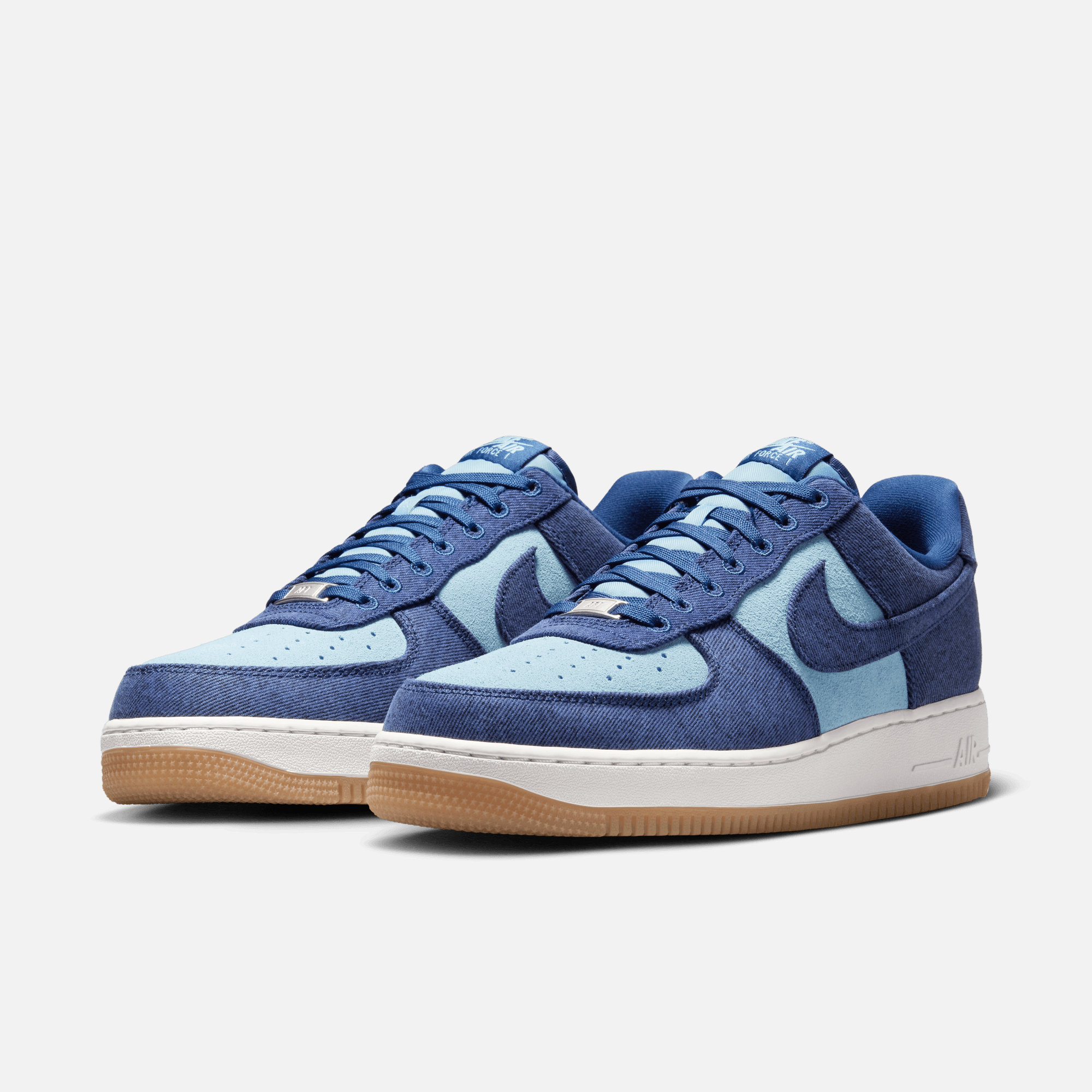 Nike Air Force 1 Low Denim Navy Worn Blue