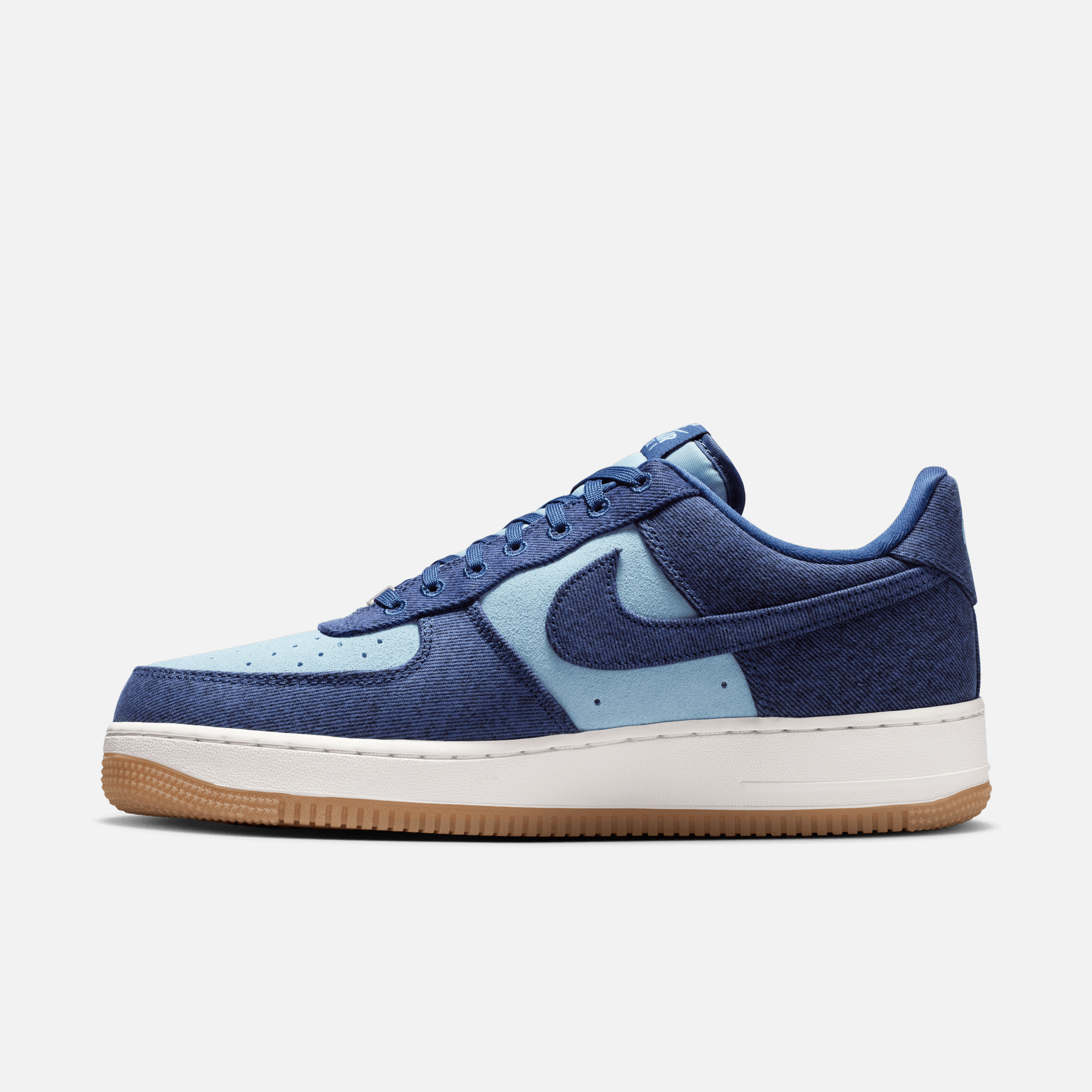 Nike Air Force 1 Low Denim Navy Worn Blue