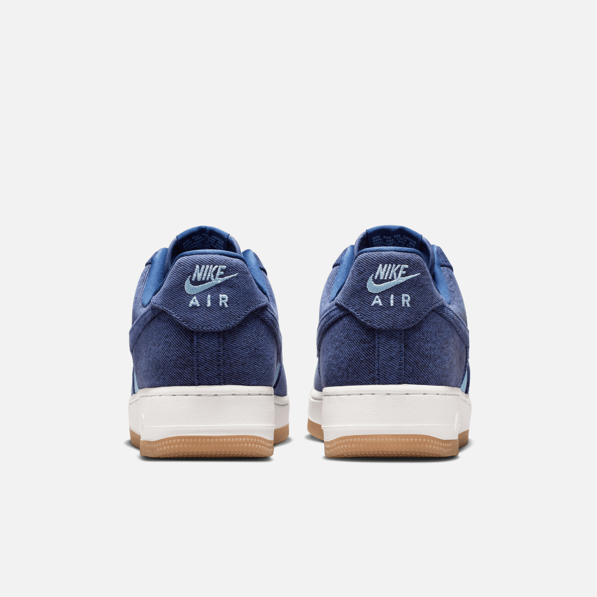 Nike Air Force 1 Low Denim Navy Worn Blue