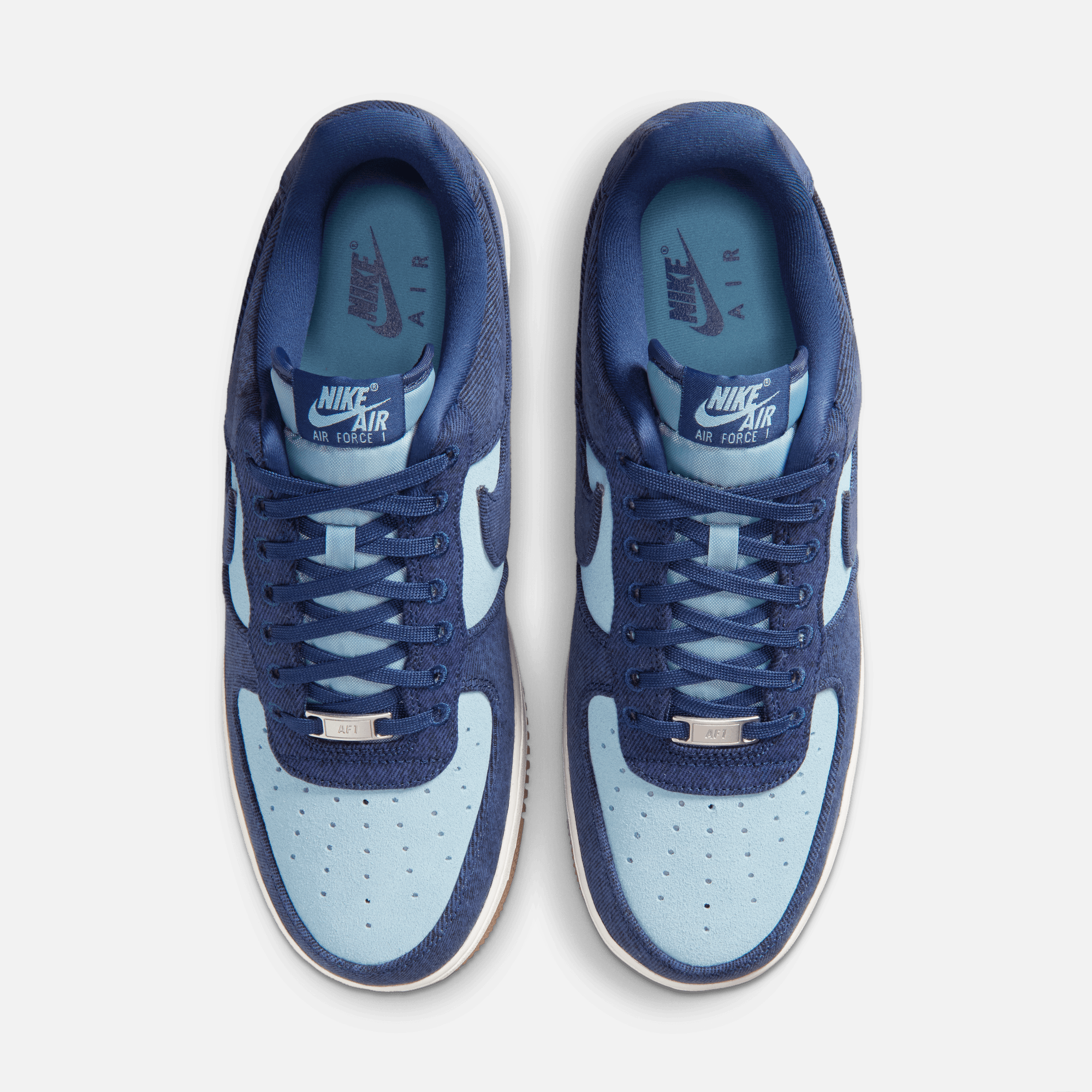 Nike Air Force 1 Low Denim Navy Worn Blue