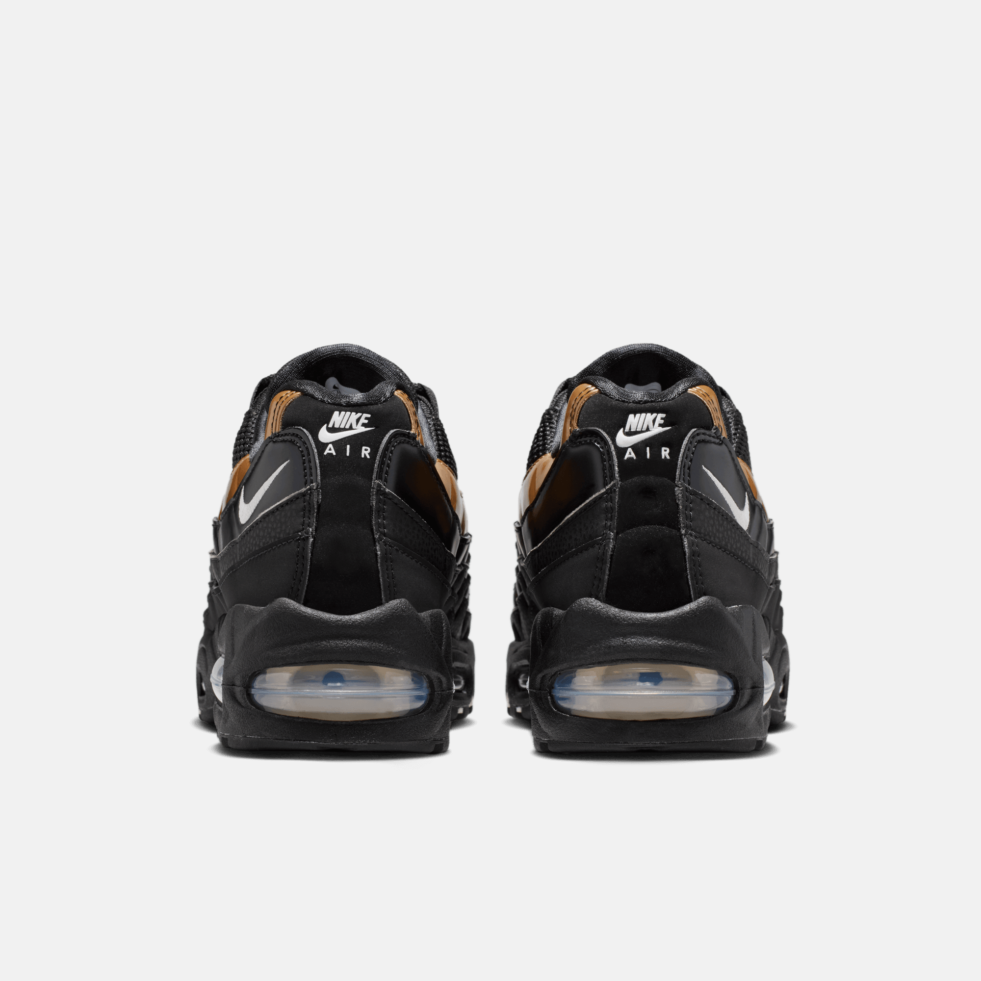 Nike Women's Air Max 95 Big Bubble Black Metallic Gold
