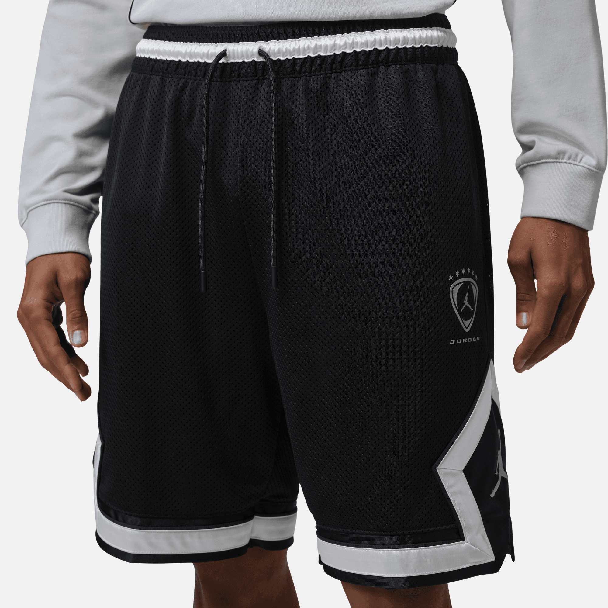 Air Jordan Brooklyn Black Diamond Mesh Shorts