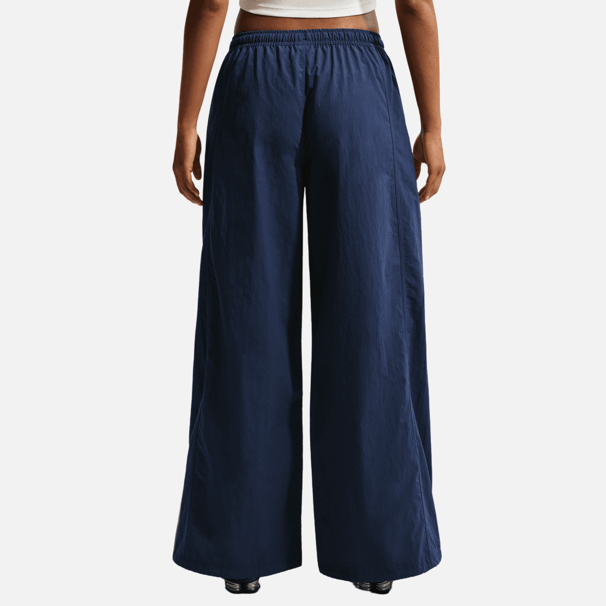 Nike Women's Sportswear Midnight Navy Loose Mid-Rise Structured Pants
