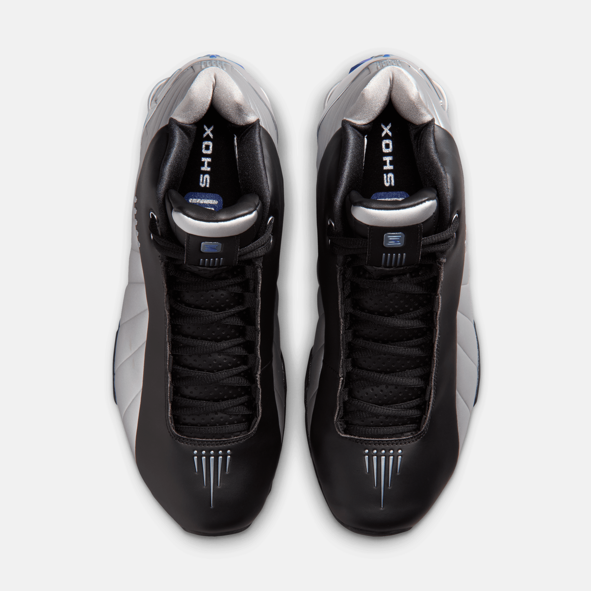 Nike Shox BB4 Black Silver Lapis