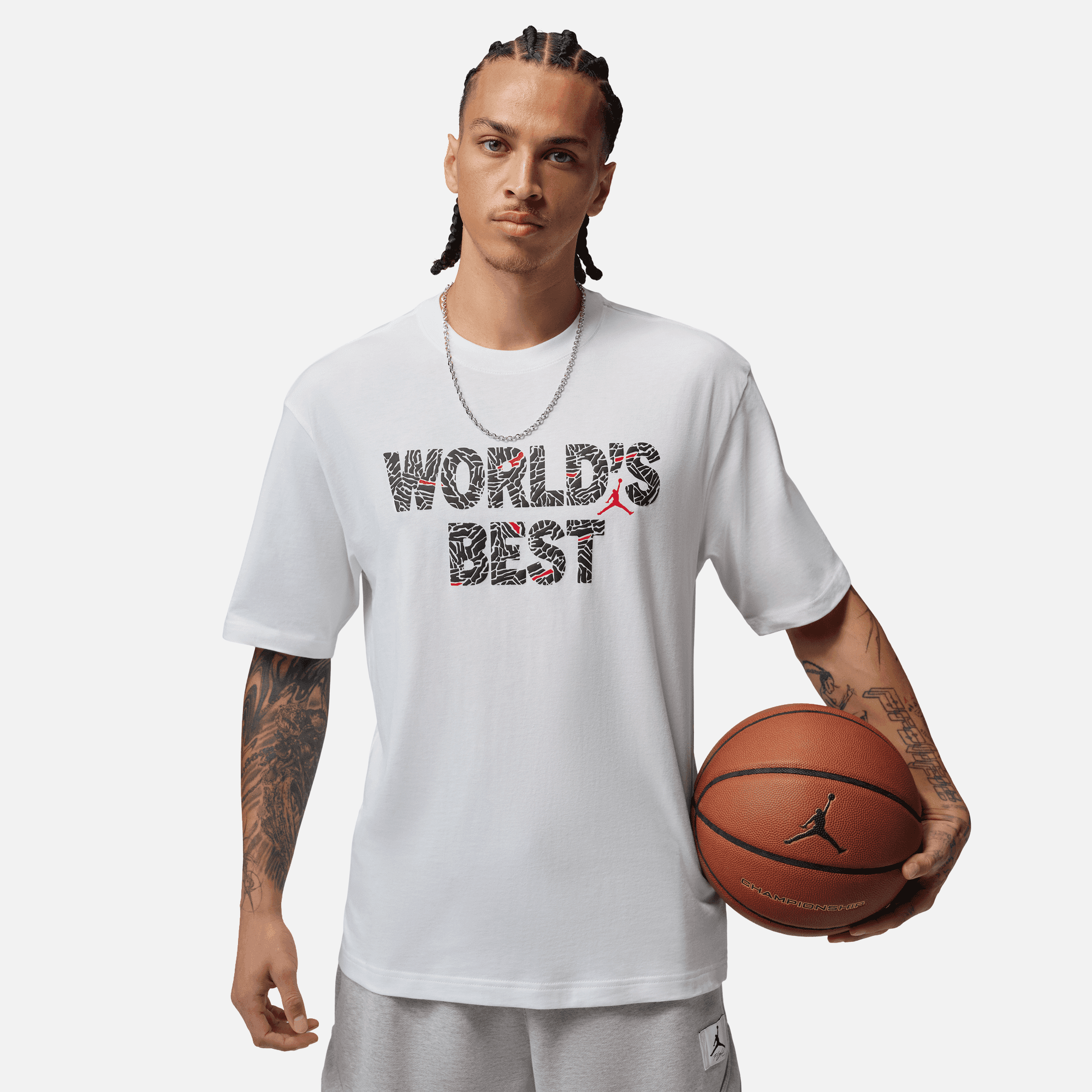 Air Jordan Brooklyn White World's Best T-Shirt