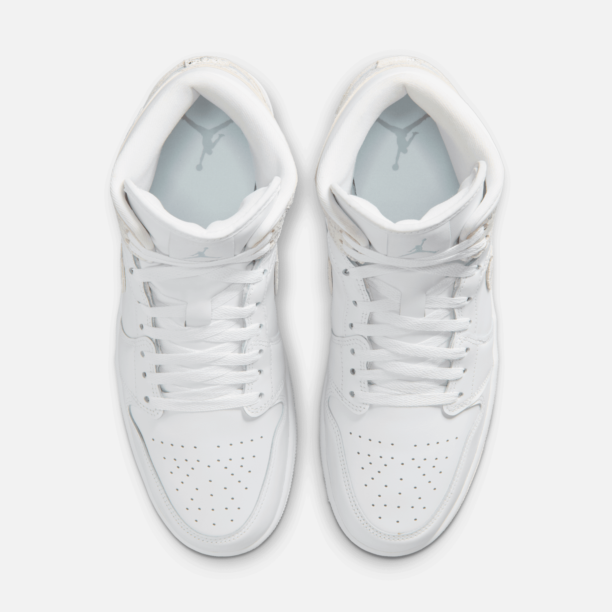 Air Jordan 1 Mid SE Distressed White Field Silver