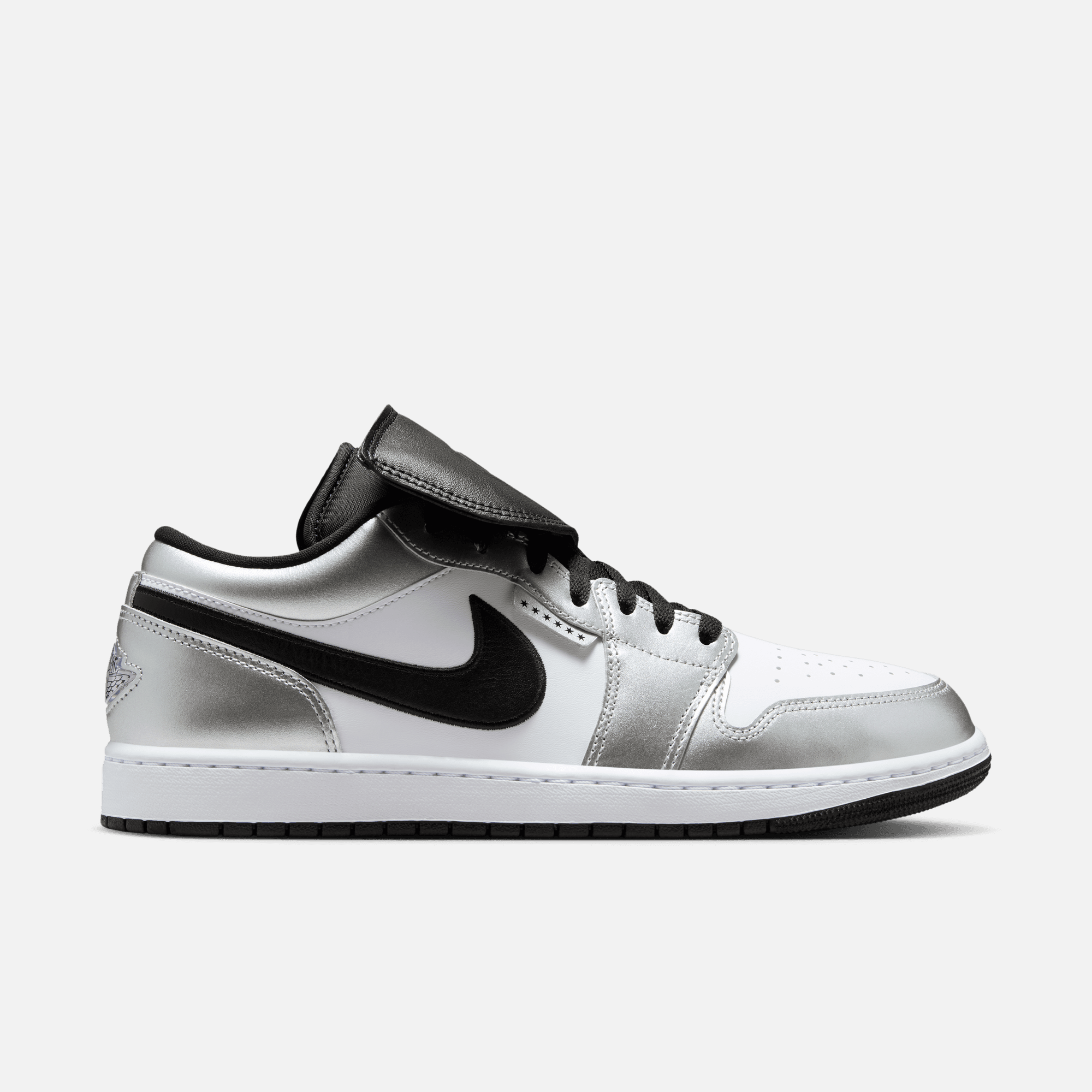 Air Jordan 1 Low Tiempo Metallic Silver