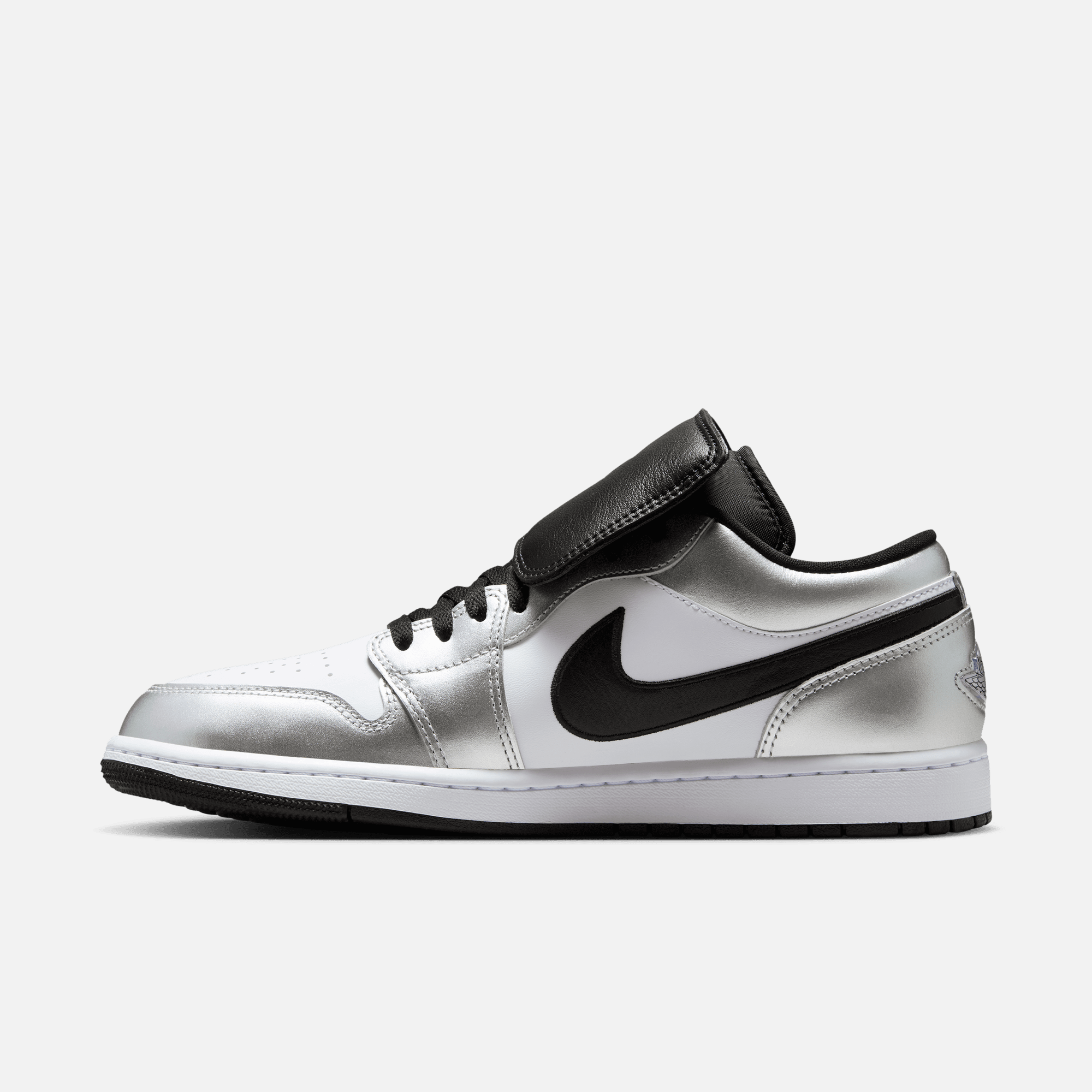Air Jordan 1 Low Tiempo Metallic Silver