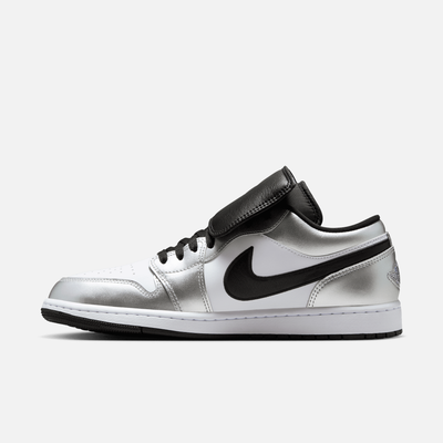 Air Jordan 1 Low Tiempo Metallic Silver