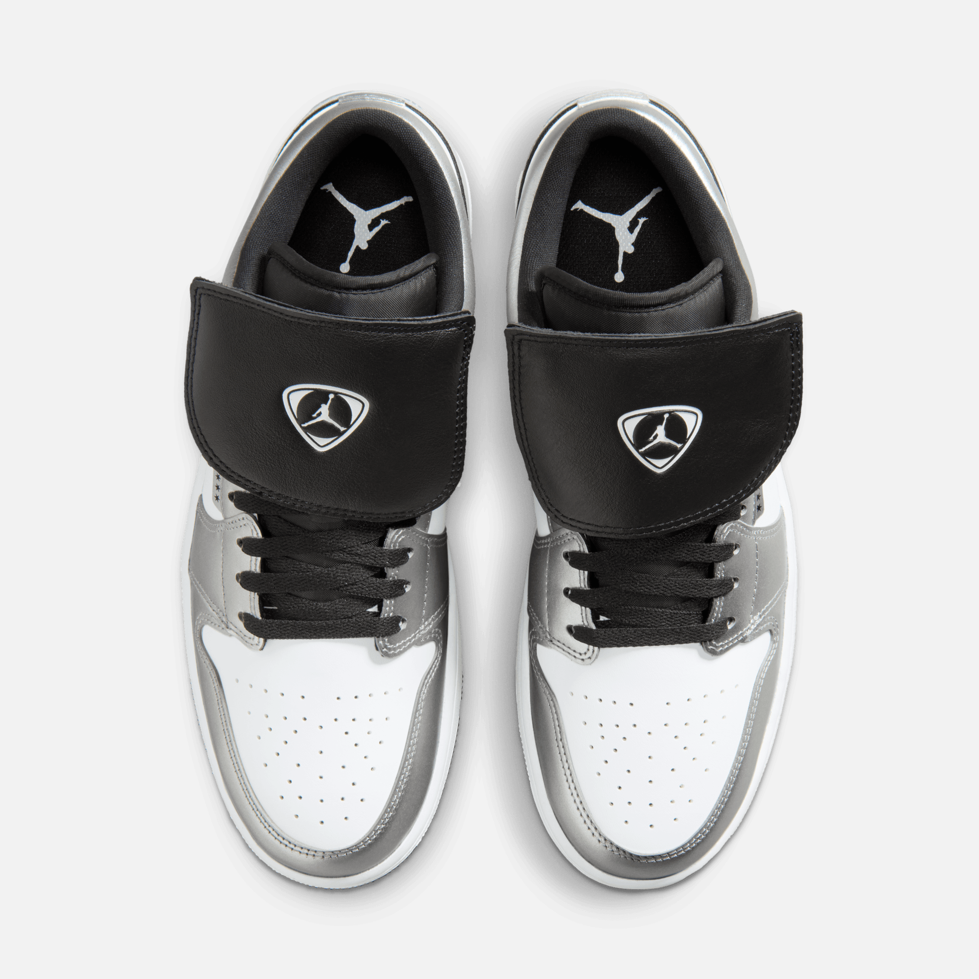 Air Jordan 1 Low Tiempo Metallic Silver