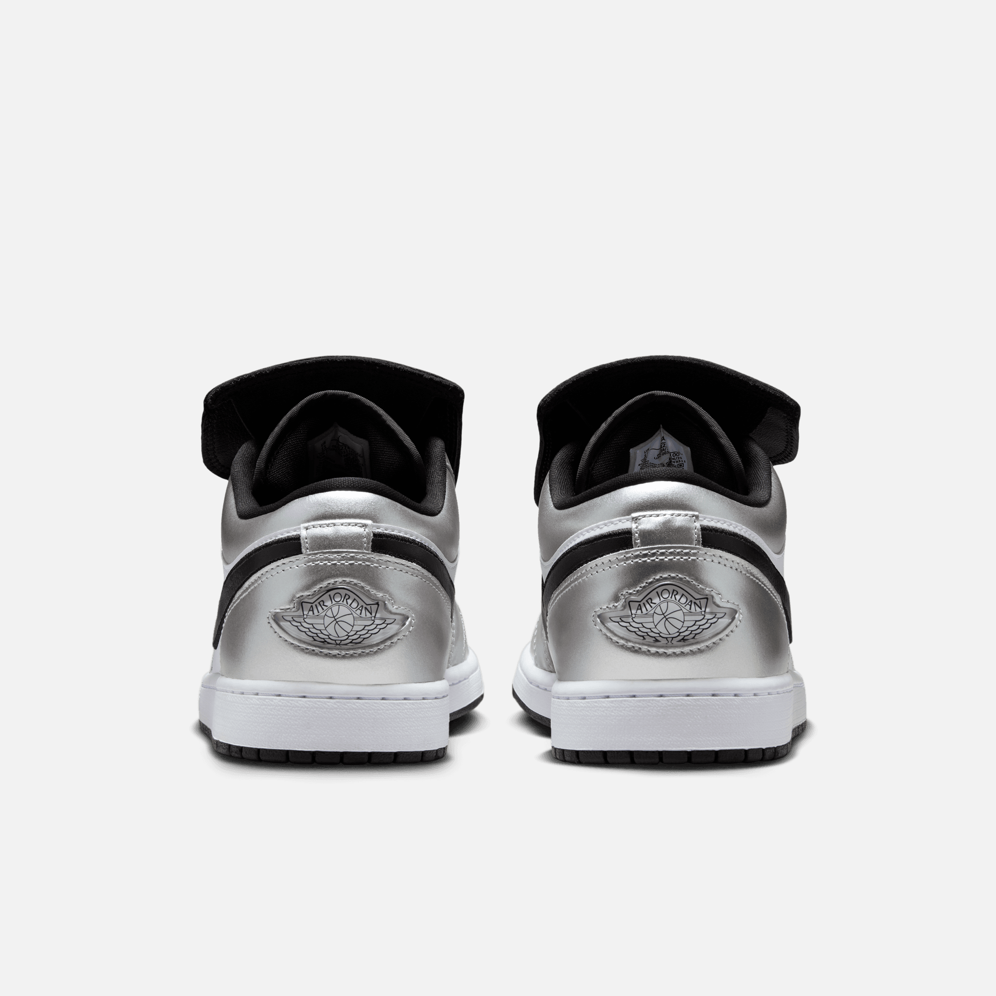 Air Jordan 1 Low Tiempo Metallic Silver
