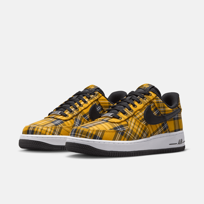 Nike Women's Air Force 1 Low Clueless Yellow Plaid