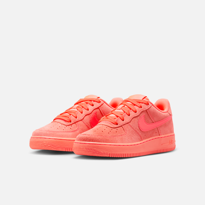 Nike Big Kids' Air Force 1 Low Suede Hot Lava (GS)