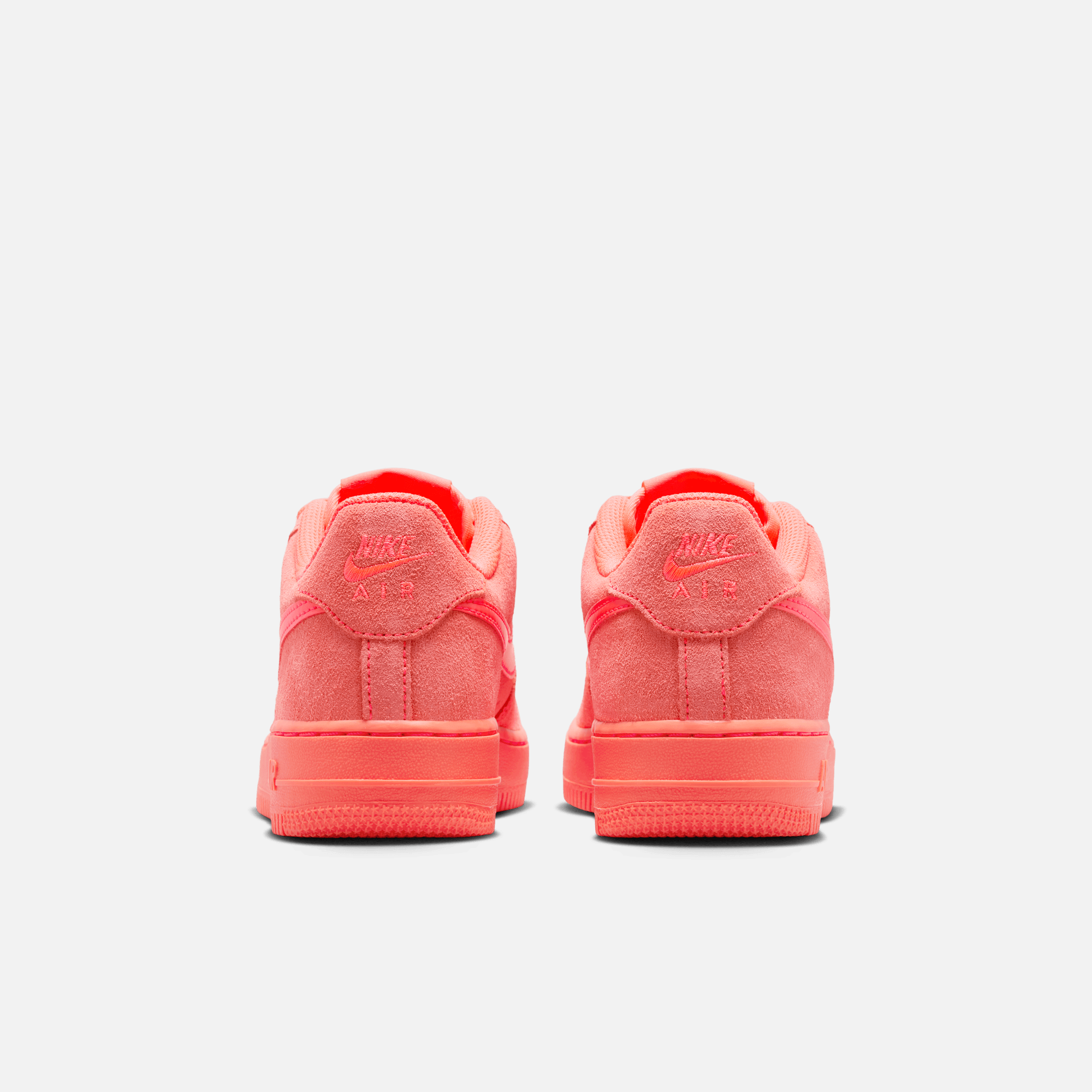 Nike Big Kids' Air Force 1 Low Suede Hot Lava (GS)