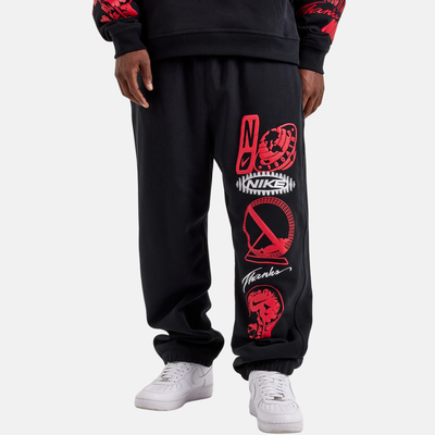 Nike Sportswear Novelty Thanks Black Red Pants