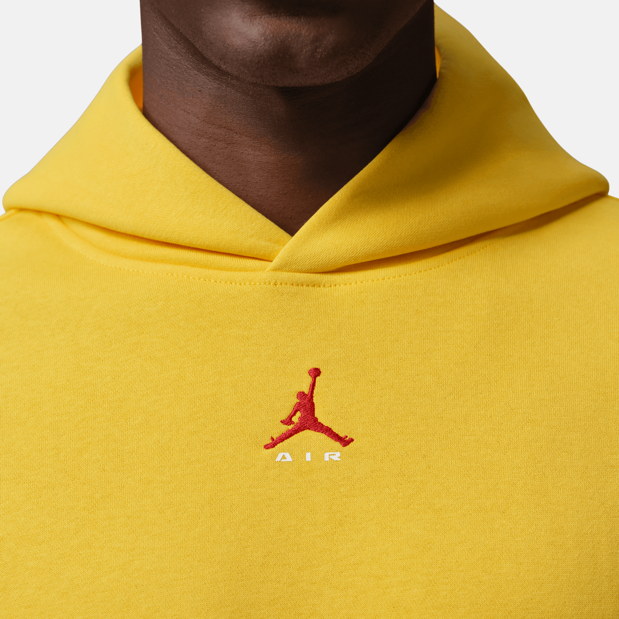 Air Jordan Brooklyn Fleece Yellow Pullover Hoodie
