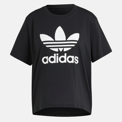 Adidas Adicolor Trefoil Boxy Black T-Shirt – Puffer Reds Adidas Adicolor Trefoil Boxy Black T-Shirt – Puffer Reds