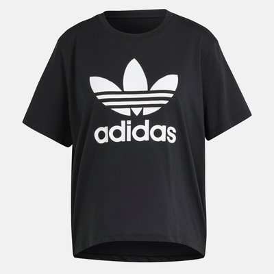 Adidas Adicolor Trefoil Boxy Black T-Shirt