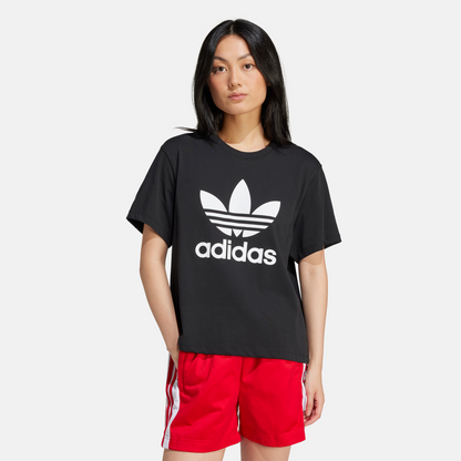 Adidas Adicolor Trefoil Boxy Black T-Shirt