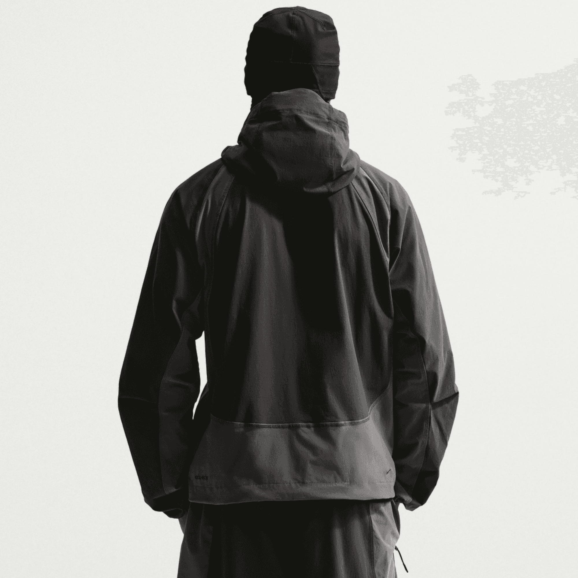 Nike Tech Dri-FIT Woven Full-Zip Grey Color-Block Windrunner Jacket