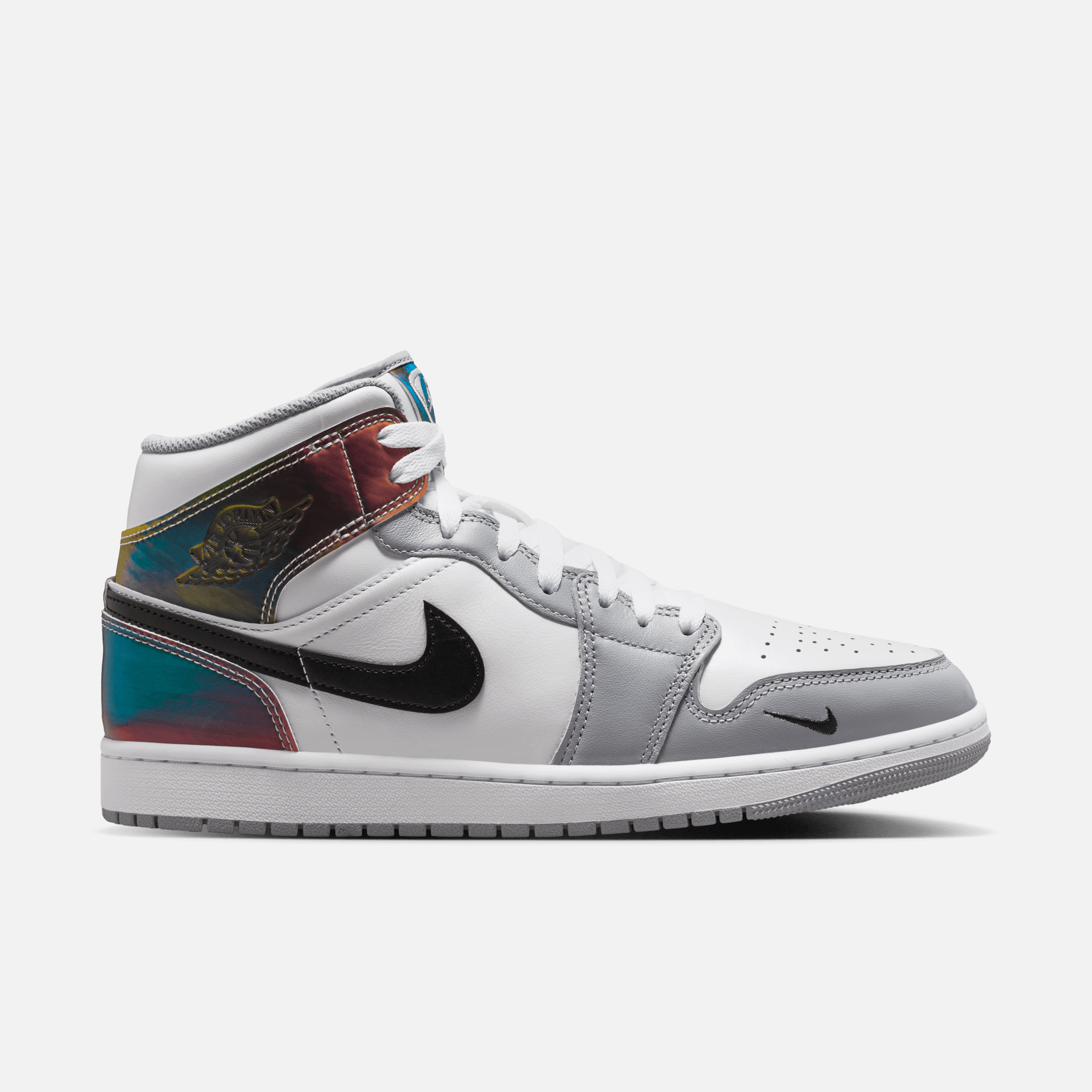 Air Jordan 1 Mid SE Multi-Color White Wolf Grey