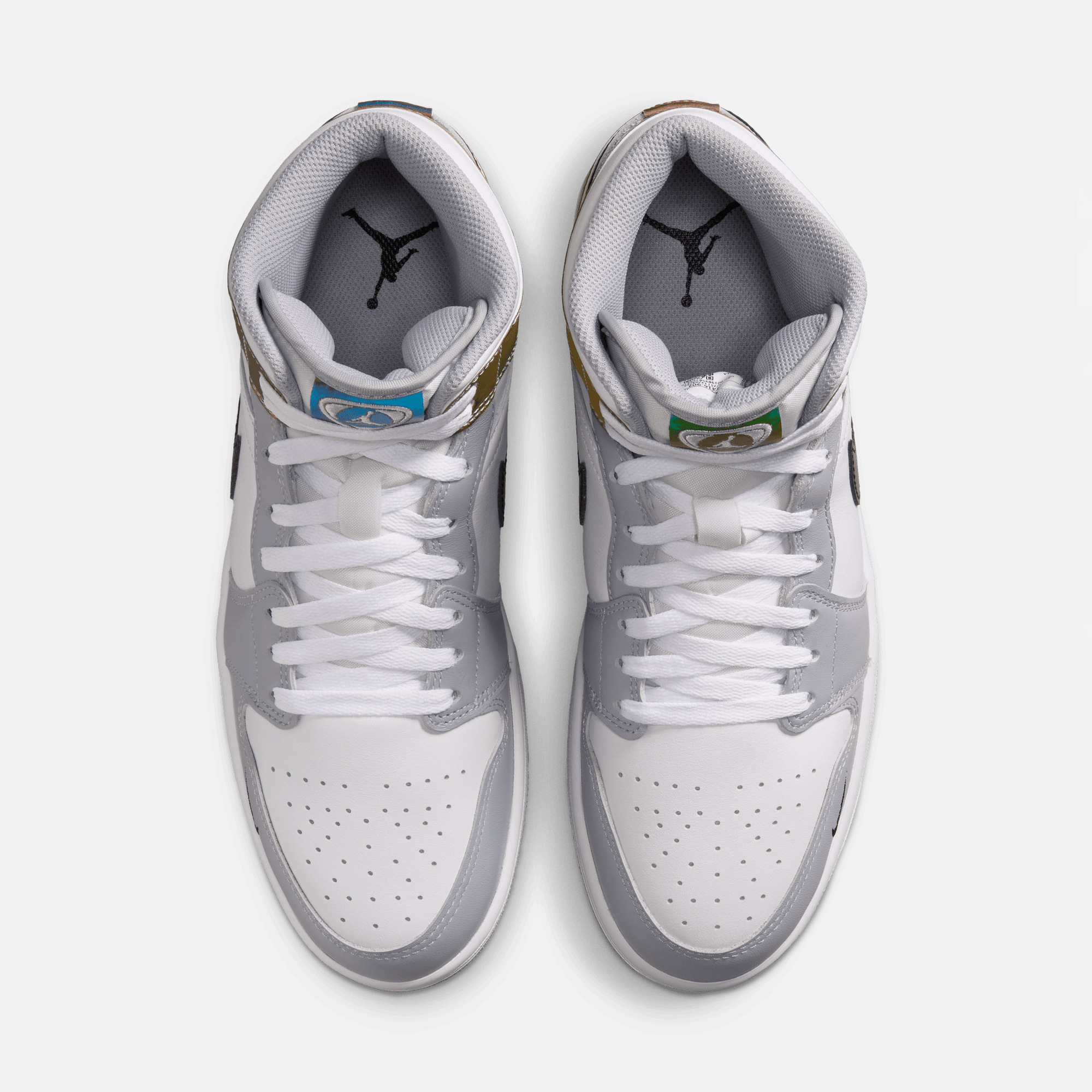 Air Jordan 1 Mid SE Multi-Color White Wolf Grey
