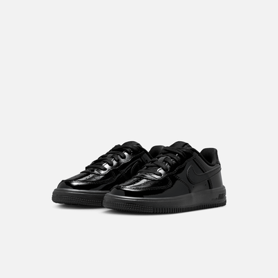 Nike Kids' Air Force 1 Low Black Patent Leather (PS)