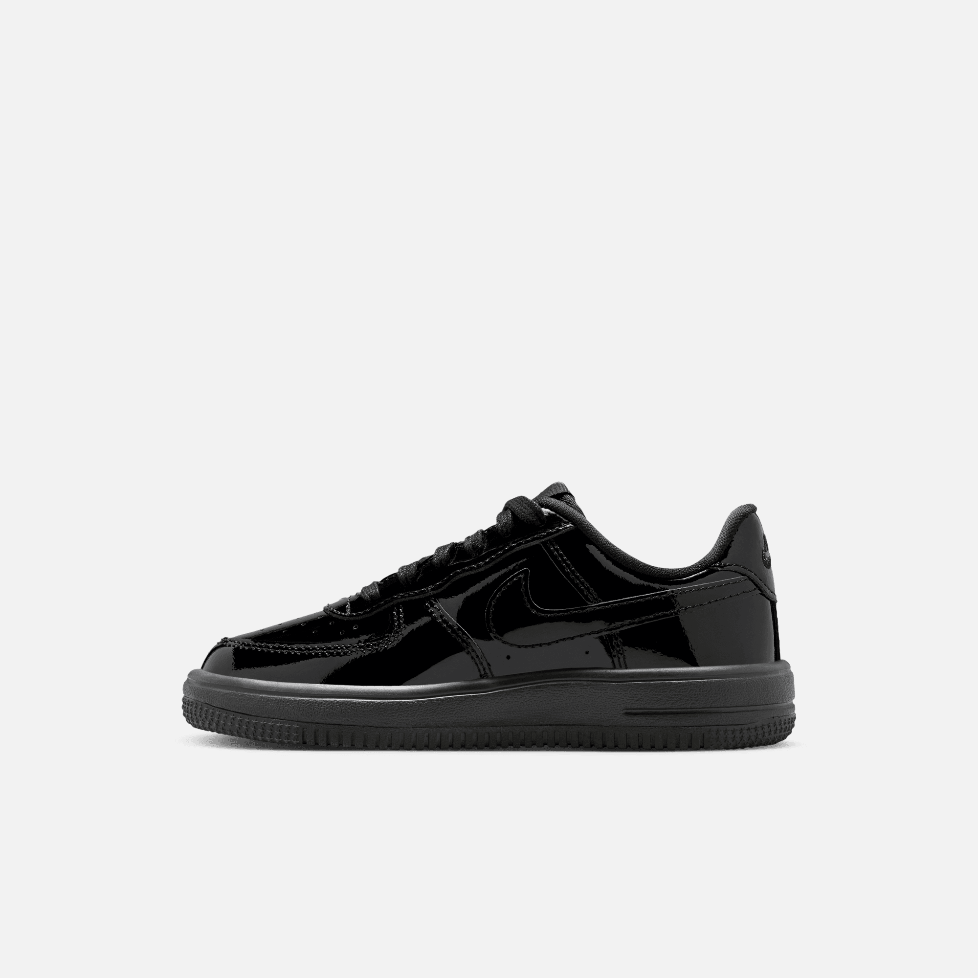 Nike Kids' Air Force 1 Low Black Patent Leather (PS)