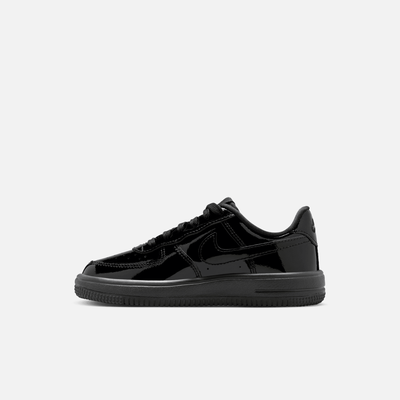 Nike Kids' Air Force 1 Low Black Patent Leather (PS)