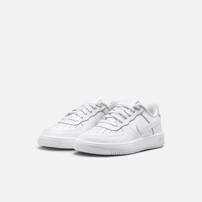 Nike Kids' Air Force 1 Low White Patent Leather (PS)