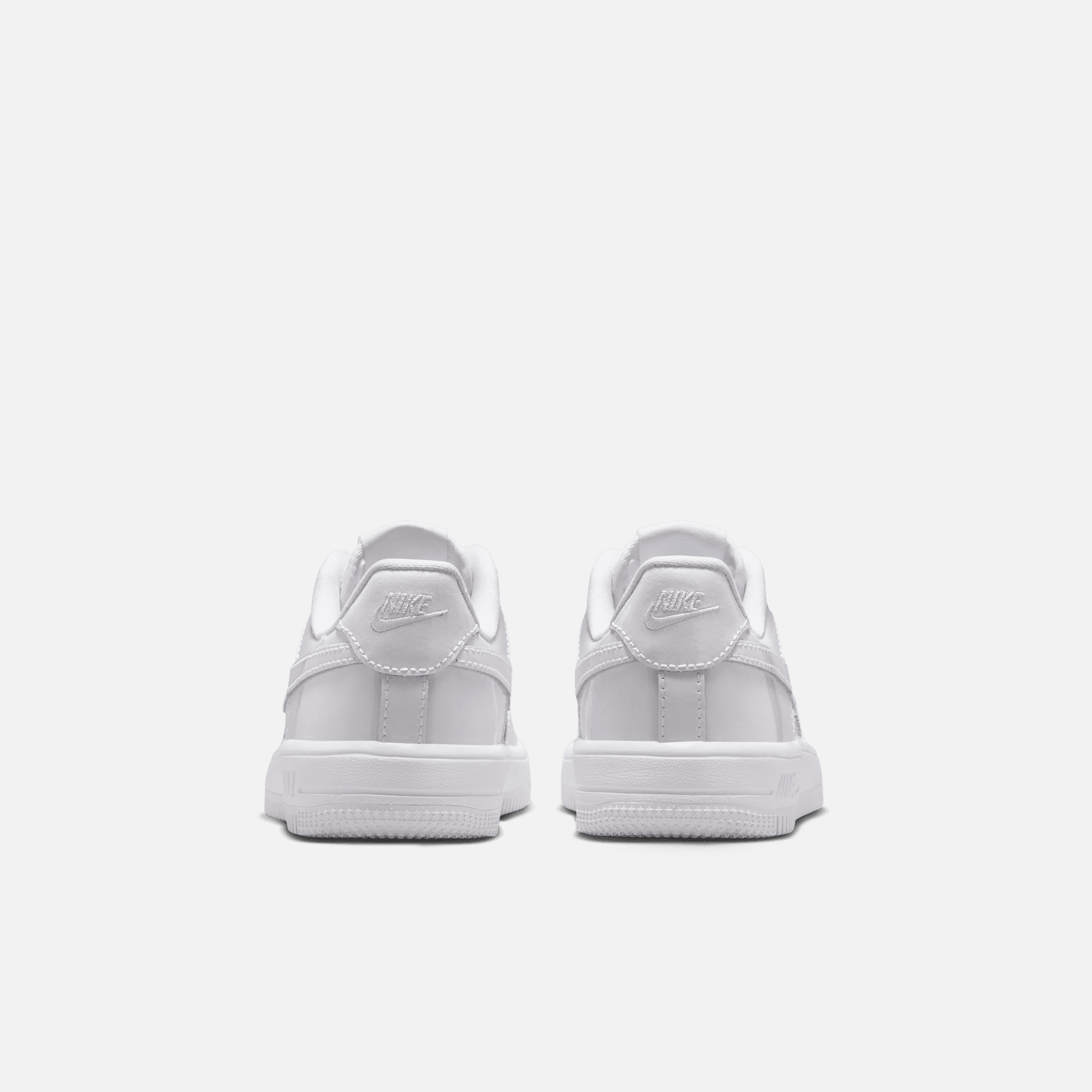 Nike Kids' Air Force 1 Low White Patent Leather (PS)
