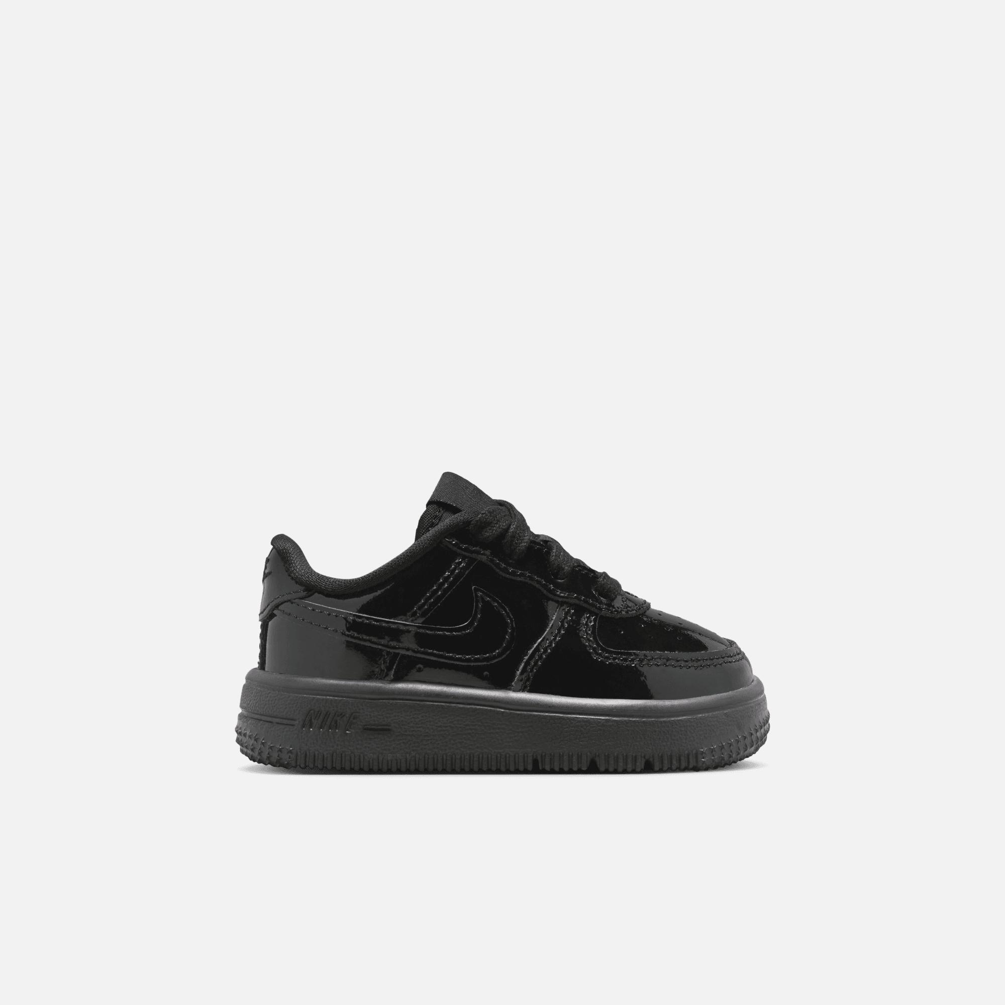 Nike Kids' Air Force 1 Low Black Patent Leather (TD)