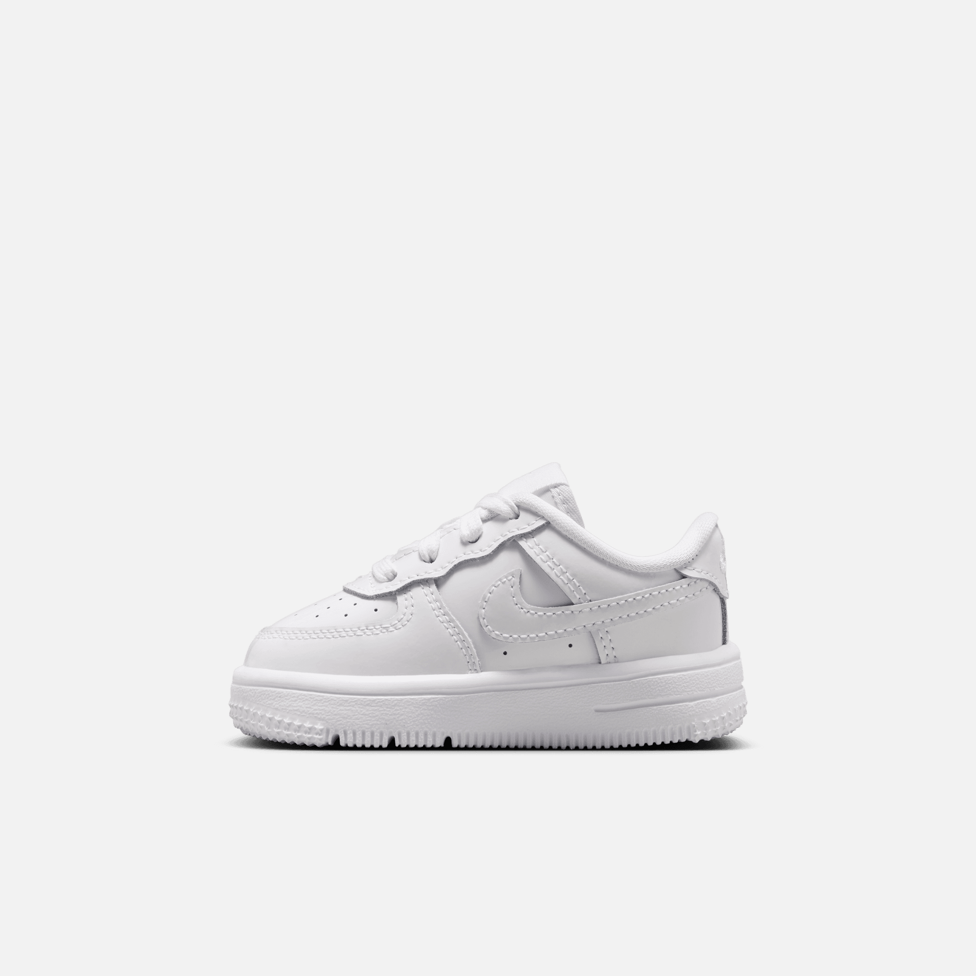 Nike Kids' Air Force 1 Low White Patent Leather (TD)
