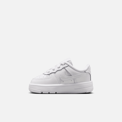 Nike Kids' Air Force 1 Low White Patent Leather (TD)