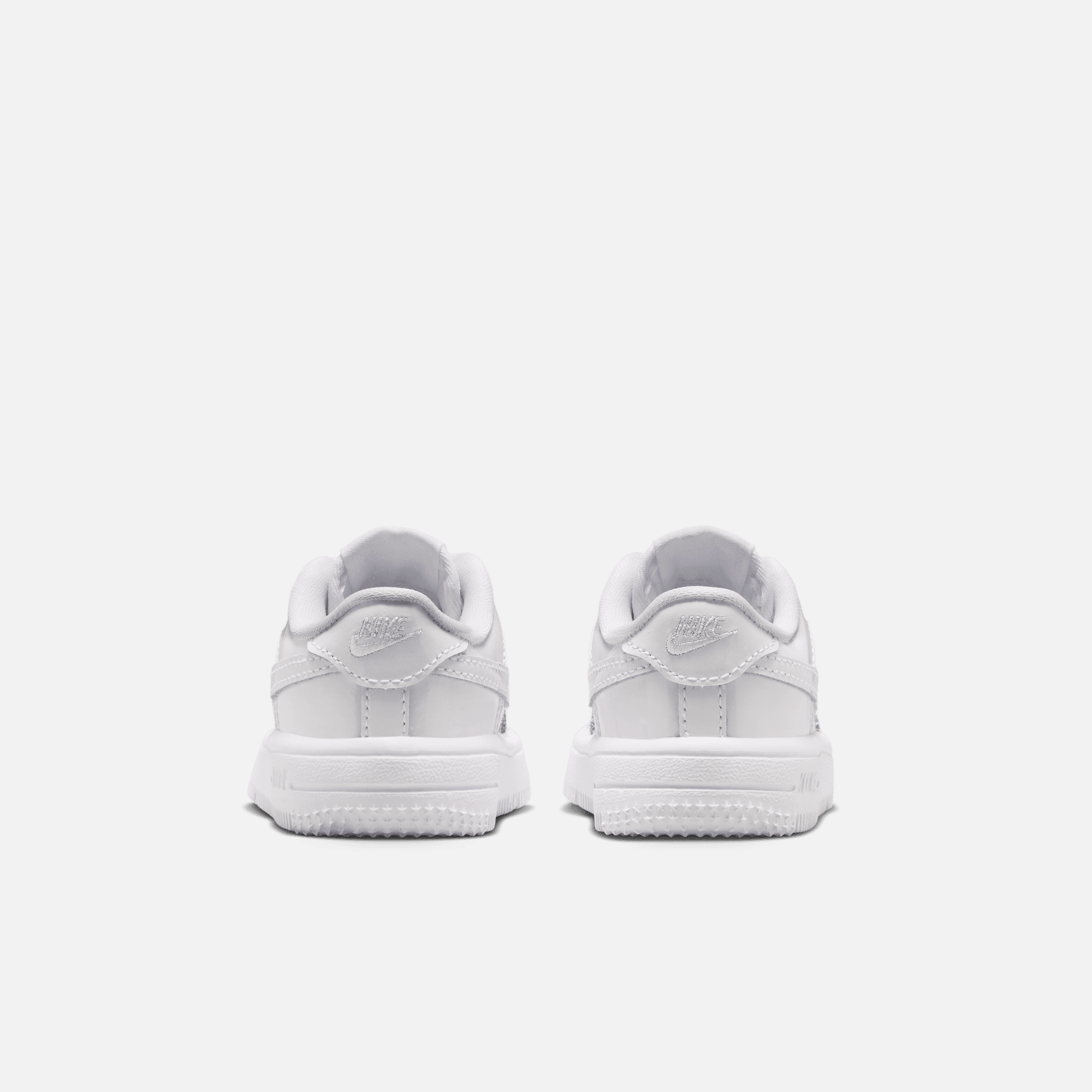 Nike Kids' Air Force 1 Low White Patent Leather (TD)