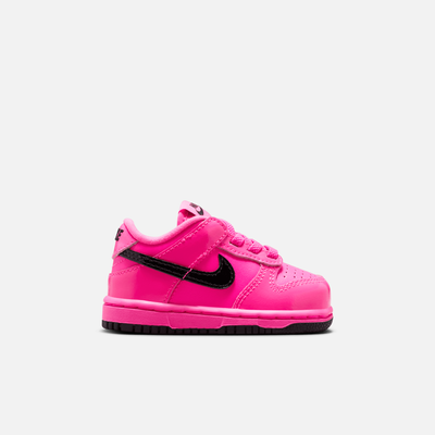 Nike Kids' Dunk Low SE Pink Blast Patent (TD)