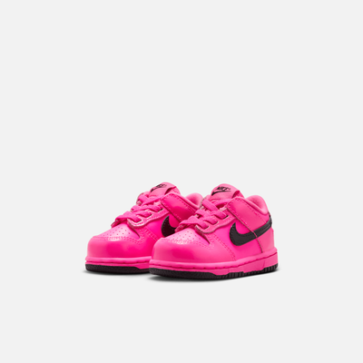 Nike Kids' Dunk Low SE Pink Blast Patent (TD)