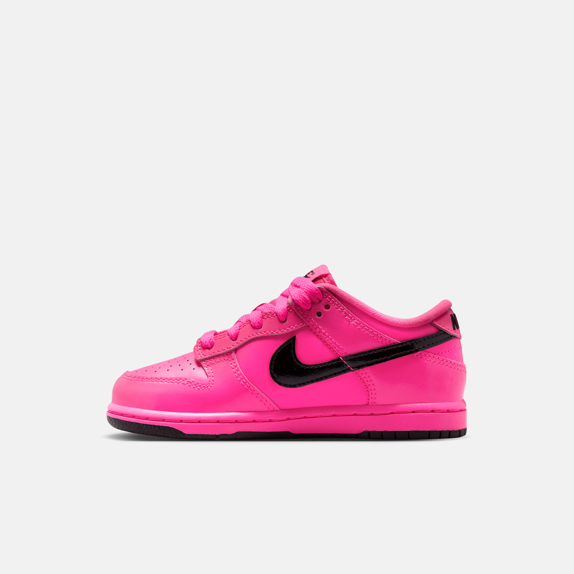 Nike Kids' Dunk Low SE Pink Blast Patent (PS)