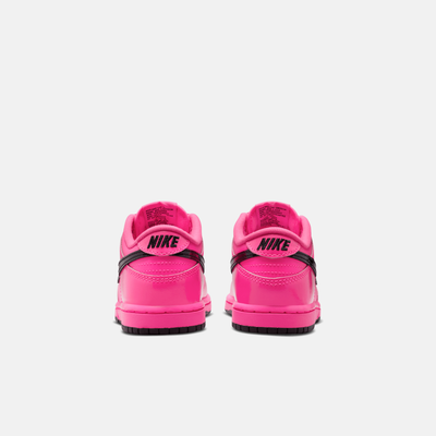 Nike Kids' Dunk Low SE Pink Blast Patent (PS)