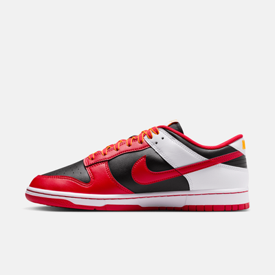 Nike Dunk Low Black White University Red